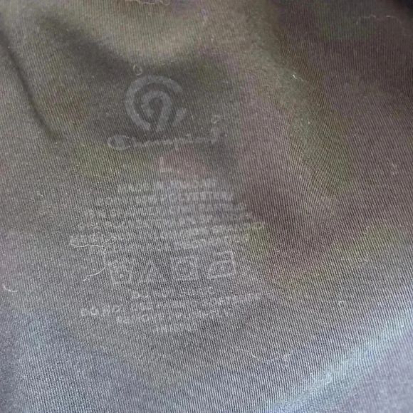 Champion Womens Mid Rise Blacl Leggings L - Picture 8 of 12